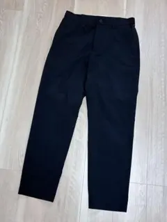 UNIQLO 感動イージーパンツ/コットンライク Mサイズ ブラック 黒