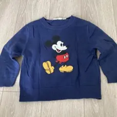 UNIQLO ミッキーマウス セーター 100cm ネイビー