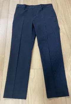 UNITED ARROWSスリム パンツ ネイビー ドット柄