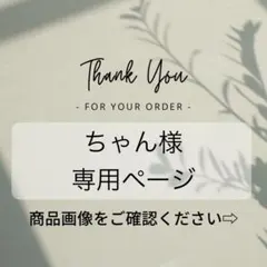 ちゃん様　専用ページ　２点おまとめ　※他の方のご購入はご遠慮ください