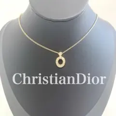 極美品 Christian Diorゴールド リンクチェーン ネックレス 希少