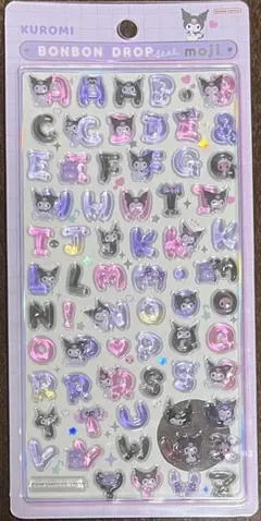クロミ ボンボンドロップシール もじ