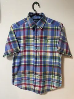 う*]様 POLO Ralph Lauren 半袖チェックシャツ 子ども レディ