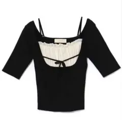 ANDMARY Frida knit set black - メルカリ