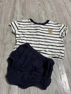 babyGap ボーダー くま刺繍 セットアップ 18-24ヶ月