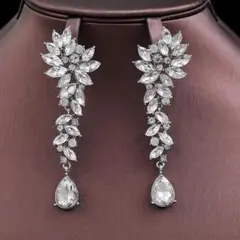 ウェディング　結婚式　ロングピアス　ブライダル　クリスタル1239挙式　前撮り