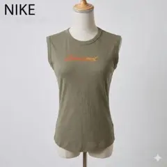 【Y2K】NIKE ナイキ Commitment タンクトップ オリーブ Lのサムネイル