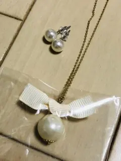 ●残り1点● 【2つセット】パールアクセサリーセット