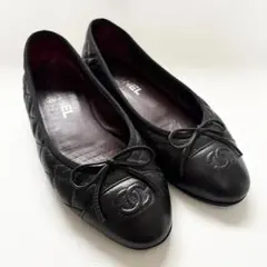 CHANEL シャネル　バレリーナ　黒　マトラッセ　36 楽天市場】シャネル バレエ 36の通販