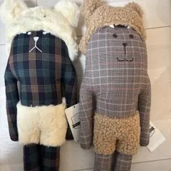 2tacs シカクン しかくん ぬいぐるみ 2体セット - メルカリ