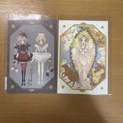シュガシュガルーン 安野モヨコ イラストカード 2枚セット ポストカード