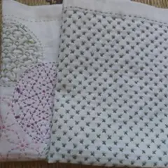 刺し子ふきん　２枚