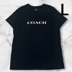 大人気‼︎COACH ロゴプリント 半袖Tシャツ ブラック Lのサムネイル