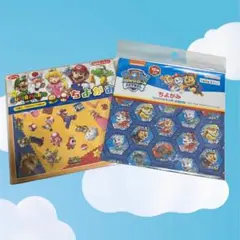 PAW PATROL & スーパーマリオ 折り紙 16枚入り