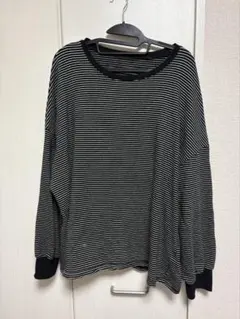 ボーダー長袖トップス