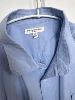BANANA REPUBLIC 長袖シャツ ライトブルー XLのサムネイル