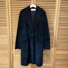 GIVENCHY チェスターコート 黒　濃濃濃紺　サイズ40 ヴィンテージのサムネイル