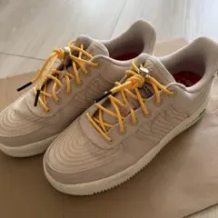NIKE AIR FORCE 1 ベージュ スニーカー 24.5センチ