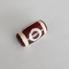 二眼 天珠 VT21c 天然石 瑪瑙 赤茶系 メノウ