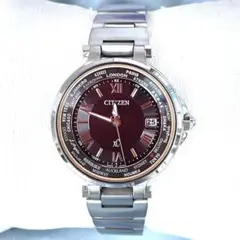 極美品❣CITIZENシチズンxC　H240ブラックシルバー　電波ソーラー　稼働