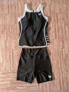 ブラック スポーツ用水着セット