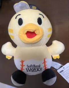 福岡ソフトバンクホークス タカのぬいぐるみ ひな丸ぬいぐるみ３等
