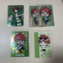 カラフルピーチ様　じゃぱぱ様　トレカ　まとめ売り５枚　おまけ１枚入り　個人✖️