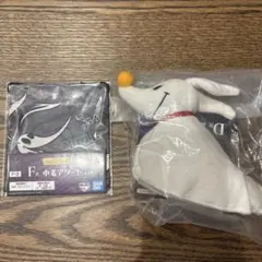 一番くじ　ナイトメアー・ビフォア・クリスマス　ゼロ　ぬいぐるみマスコット