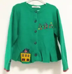 (美品)激レアfamiliarアンゴラ 混カーディガン120cm