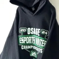 ギルダン ESPORTS WINNER パーカー 2XL ブラック 黒 古着