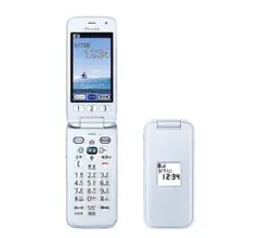 新品同様 docomo らくらくホン F-01M 白 送料無料