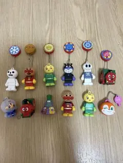 【アンパンマン】ブロックラボスイング フィギュア8点＋おまけ付き まとめ売り