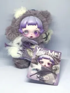 す*も様 SKULLPANDA Ratty Bear ぬいぐるみキーホルダー V