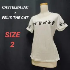 CASTELBAJAC　フィリックス・ザ・キャット　Tシャツ　レディース　白のサムネイル