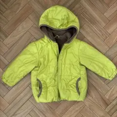ユニクロ　アウター フード付き イエロー　90