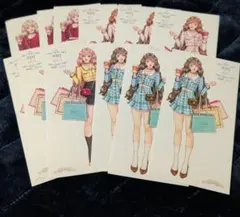 hwara様 人物ステッカー 海外作家 コラージュ Ｆ