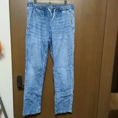 H&M　コットンデニムジョガーパンツ