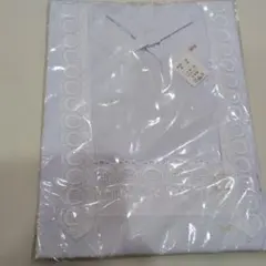 白　割烹着 レース付き 85cm