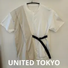 バイカラー ベルト付き 半袖Tシャツのサムネイル
