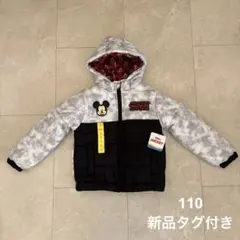 コストコ 5y 110 ミッキー　中綿アウター　フード付き　新品タグ付き　防寒