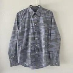 Collective メンズビギ　迷彩　長袖シャツ　Lのサムネイル
