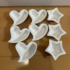 Francfranc フランフラン未使用　ハート スター 小皿 8個セットのサムネイル