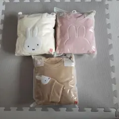 新品　ミッフィー フリースパジャマ 100cm 3色セット