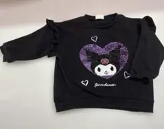 クロミ　マイメロディー　黒　トレーナー　スパンコール