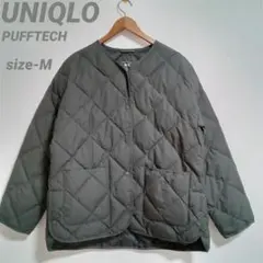 ユニクロ パフテックリラックスジャケット Mサイズ オリーブ 469864