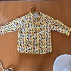猫辛い七分袖ブラウス