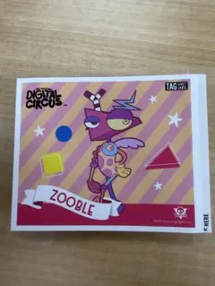 アメイジングデジタルサーカス　オリジナルラベル缶　ステッカー　ズーブル