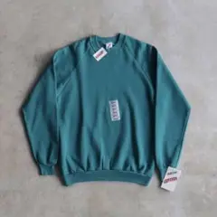 90s JERZEESジャージーズ 無地スウェット XL USA製 未使用 レア