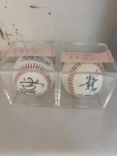直筆】長嶋茂雄、松井秀喜ダブルサインボール - メルカリ