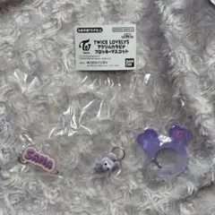 TWICE LOVELYS サナ アクリルカラビナ フロッキーマスコット